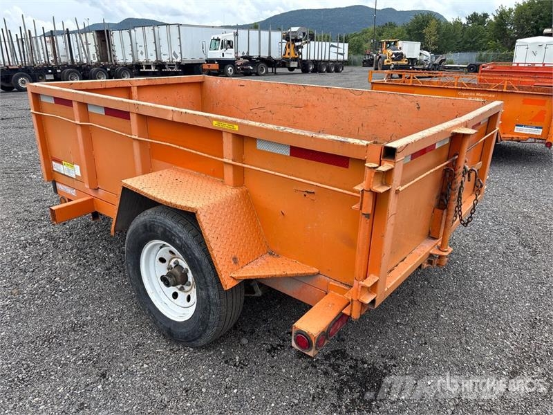 Miska MD Dump 58 8 ft S/A Dump Utility Trailer Bañera