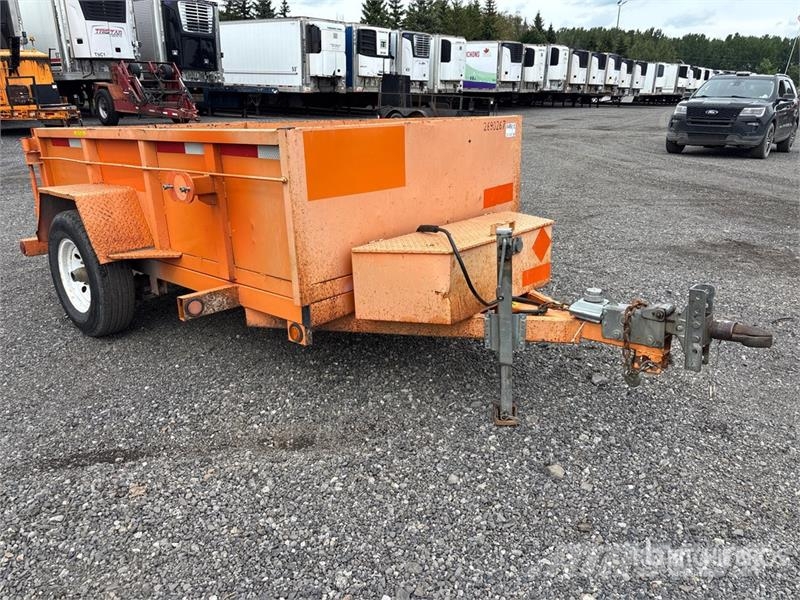 Miska MD Dump 58 8 ft S/A Dump Utility Trailer Bañera