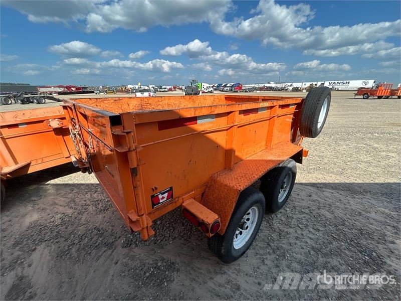 Miska MD DUMP 610 10 ft T/A Dump Utility Trailer Bañera
