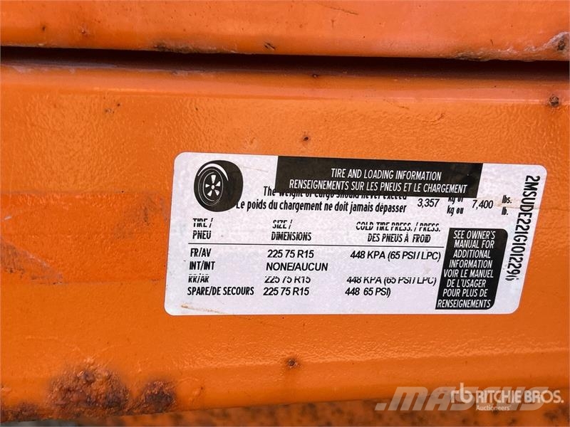 Miska MD DUMP 610 10 ft T/A Dump Utility Trailer Bañera