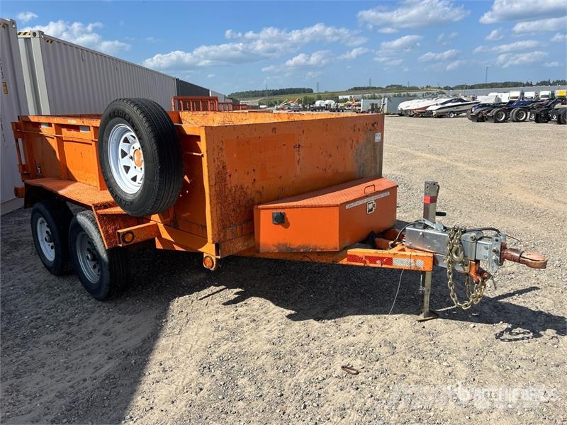 Miska MD DUMP 610 10 ft T/A Dump Utility Trailer Bañera