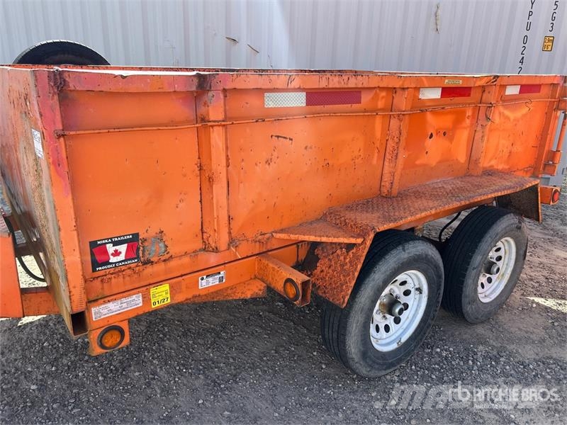 Miska MD DUMP 610 10 ft T/A Dump Utility Trailer Bañera