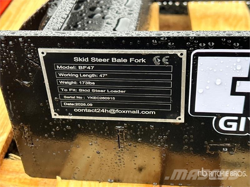 MIYI BF47 Skid Steer Bale Spear (Unused) Drugi deli