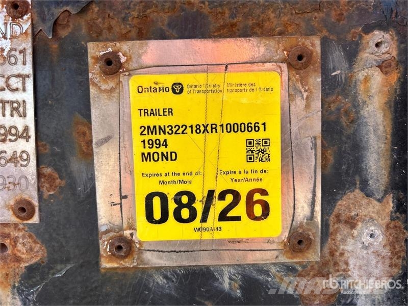  Mond Tri/A Extendable Container Trailer Konteineriekrāvēji