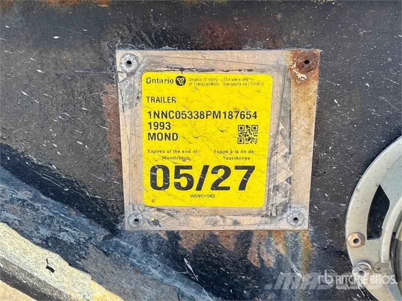 Monon 40 ft Tri/A Container Trailer Kontejnerske prikolice