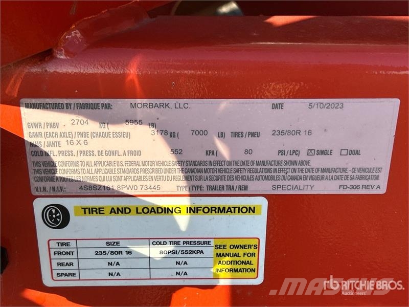Morbark EB1415 Tow-Behind Wood Chipper Haketuskoneet
