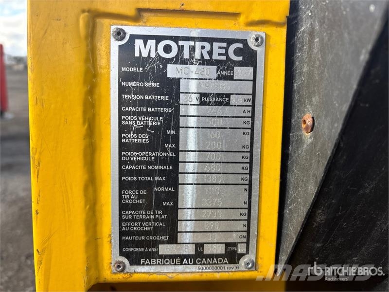 Motrec MC 480 36V LD Utility Cart Dzinēji