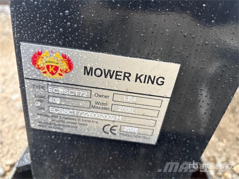  Mower King ECSSCT72 60 in Skid Steer Trencher (Unu Rovokopači freze za kanale Trenčeri