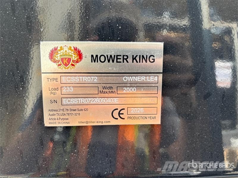  Mower King ECSSTR072 72 in Skid Steer Tiller (Unus Power harrows and rototillers