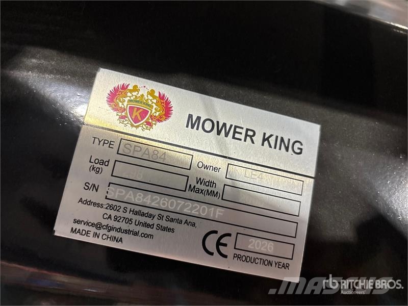 Mower King SPA84 84 in Skid Steer Dozer (Unused) Lame