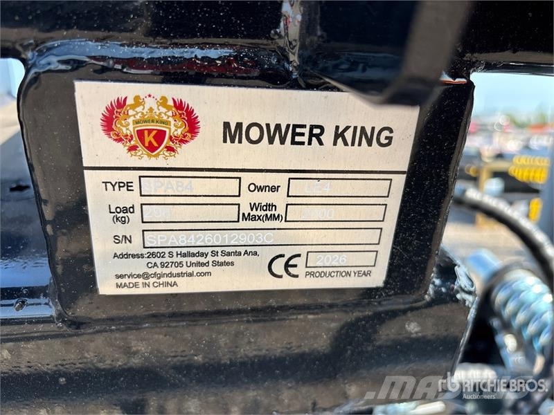 Mower King SPA84 84 in Skid Steer Dozer (Unused) Πτερύγια