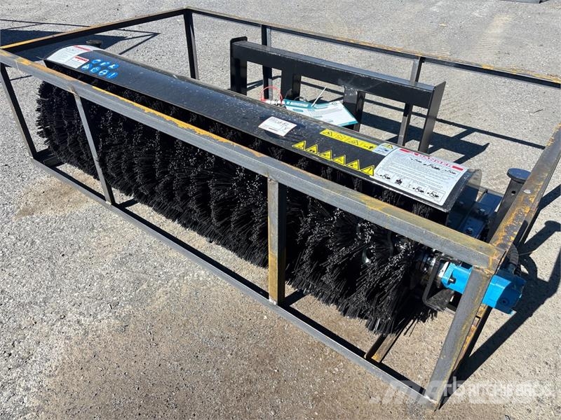 Mower King SSAB72 72 in Skid Steer Broom (Unused) Harjad