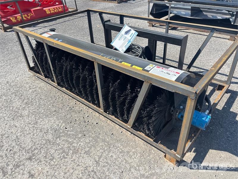 Mower King SSAB72 72 in Skid Steer Broom (Unused) Harjad