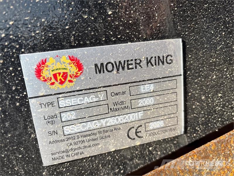 Mower King SSECAG-Y Skid Steer Auger (Unused) Perfuradoras