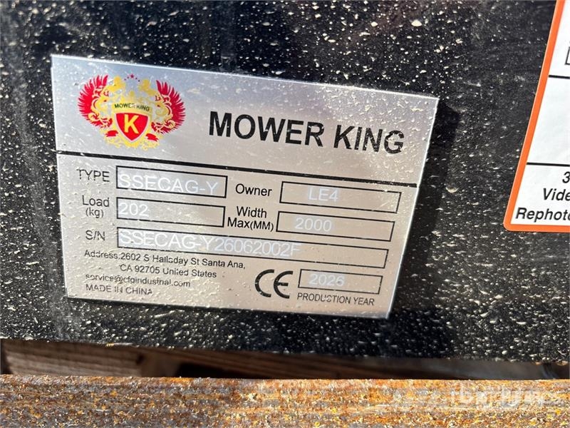 Mower King SSECAG-Y Skid Steer Auger (Unused) Perfuradoras