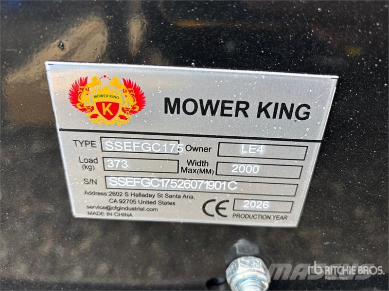 Mower King SSEFGC175 77 in Skid Steer Flail (Unus Mowers