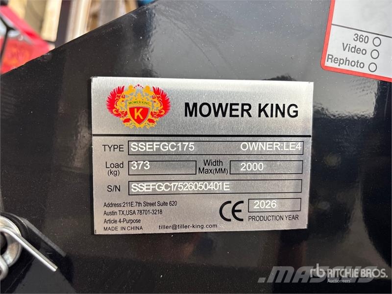 Mower King SSEFGC175 77 in Skid Steer Flail (Unus Косилки