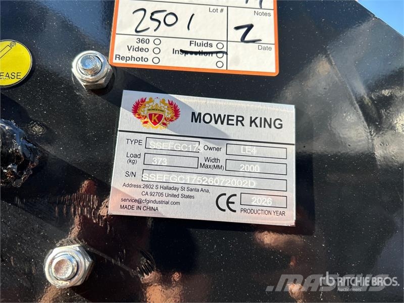 Mower King SSEFGC175 77 in Skid Steer Flail (Unus Mowers