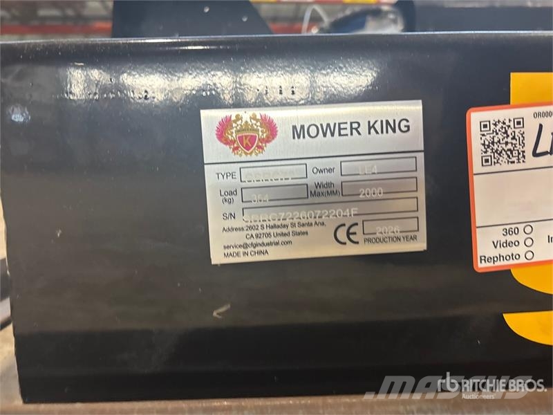  Mower King SSRC 72 in Skid Steer Brush Cutter (Unu ماكينات جز العشب