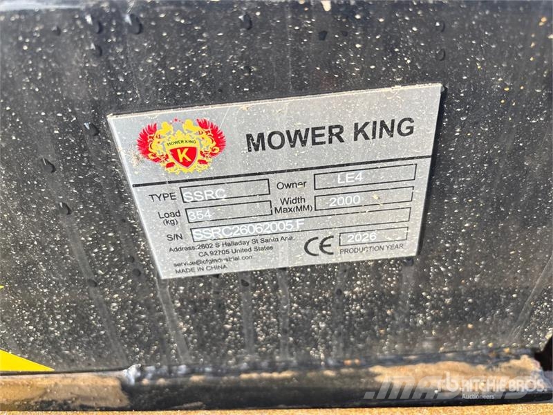 Mower King SSRC 72 in Skid Steer Brush Cutter (Unu ماكينات جز العشب