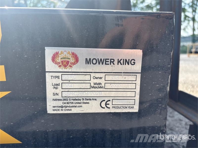  Mower King SSRC 77 in Skid Steer Brush Cutter (Unu ماكينات جز العشب