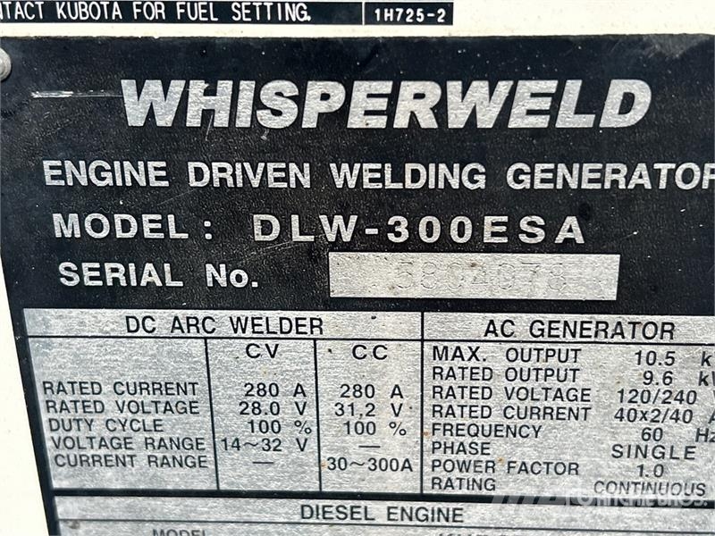 MQ DLW300ESA1 280 A Engine Driven Welder Lasapparaten