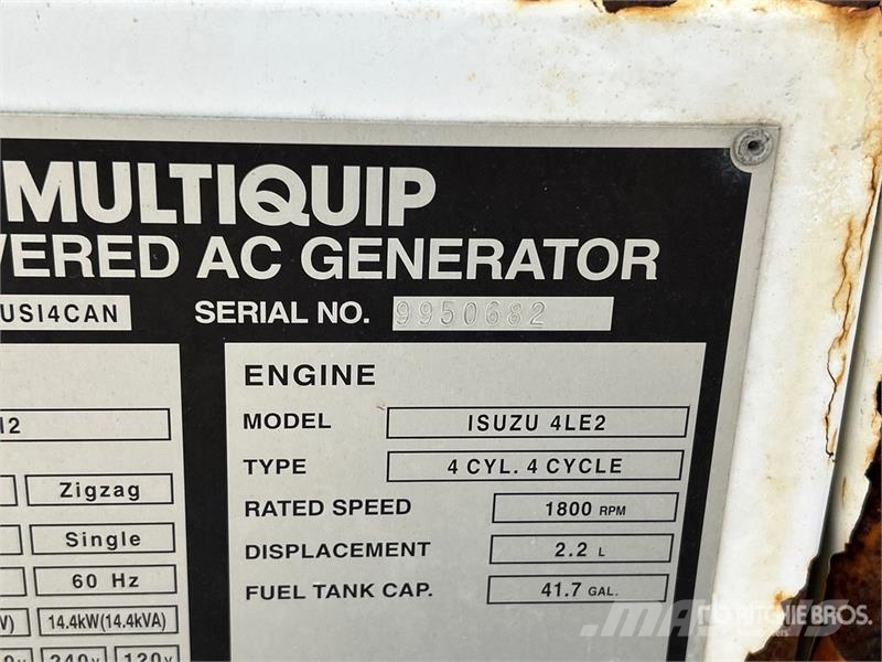 MultiQuip DCA25USI4CAN Diesel Generatorer
