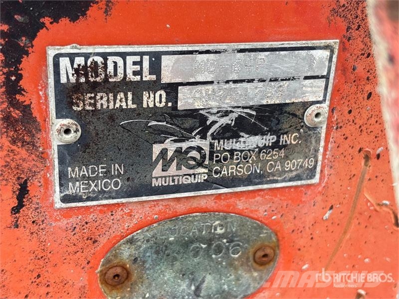 MultiQuip MC-64P خلاطات خرسانة/ملاط
