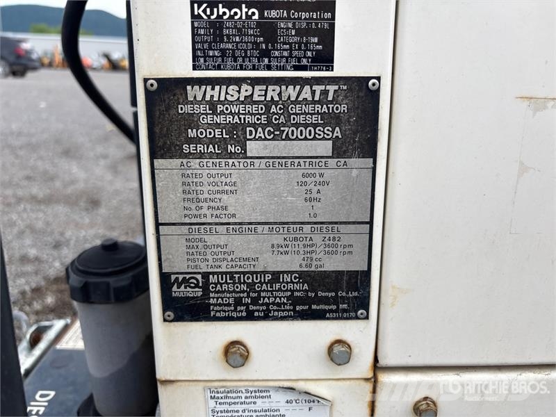 MultiQuip MLTDAC7 6 kW Light Tower أبراج خفيفة