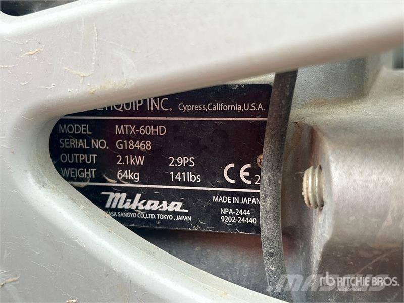 MultiQuip MTX-60HD Sıkıştırma tokmakları