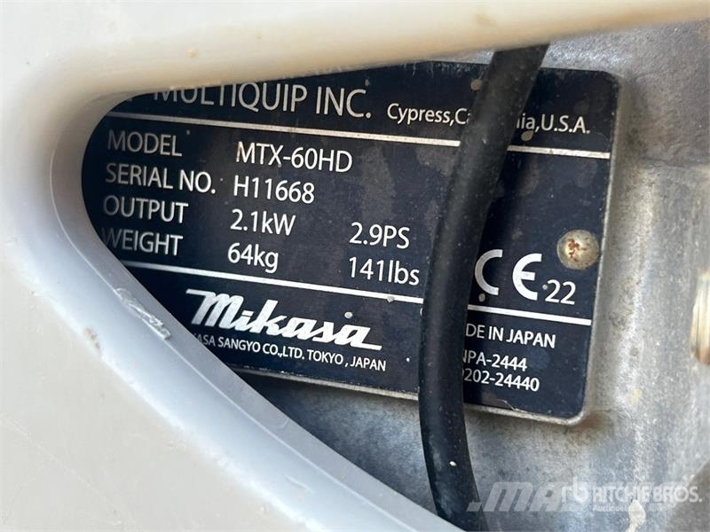 MultiQuip MTX-60HD Stampers