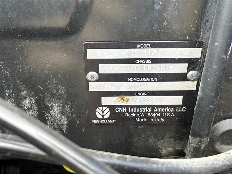 New Holland T5.110 4WD Tractor 트랙터