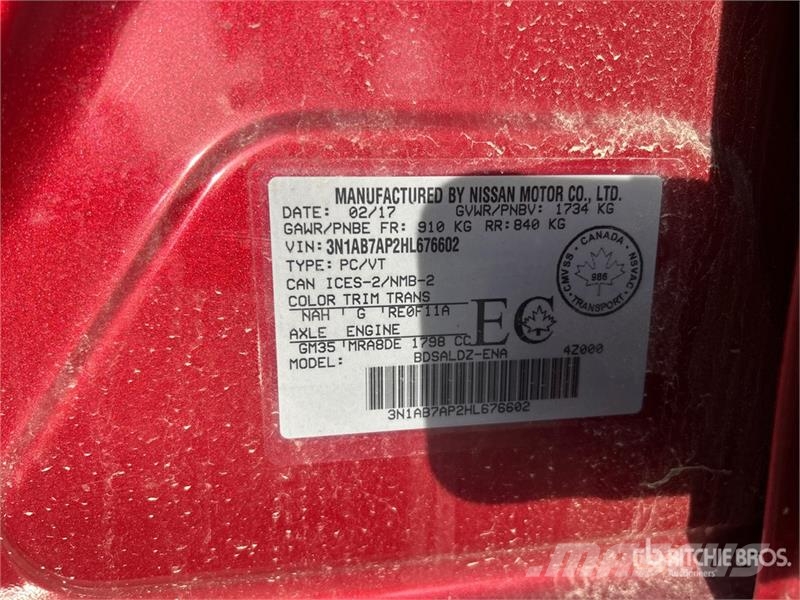 Nissan SALVAGE Sentra Automobile Avtomobili