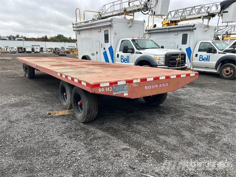 Normand Quad/A 30 ft Bale Wagon Bale trailers