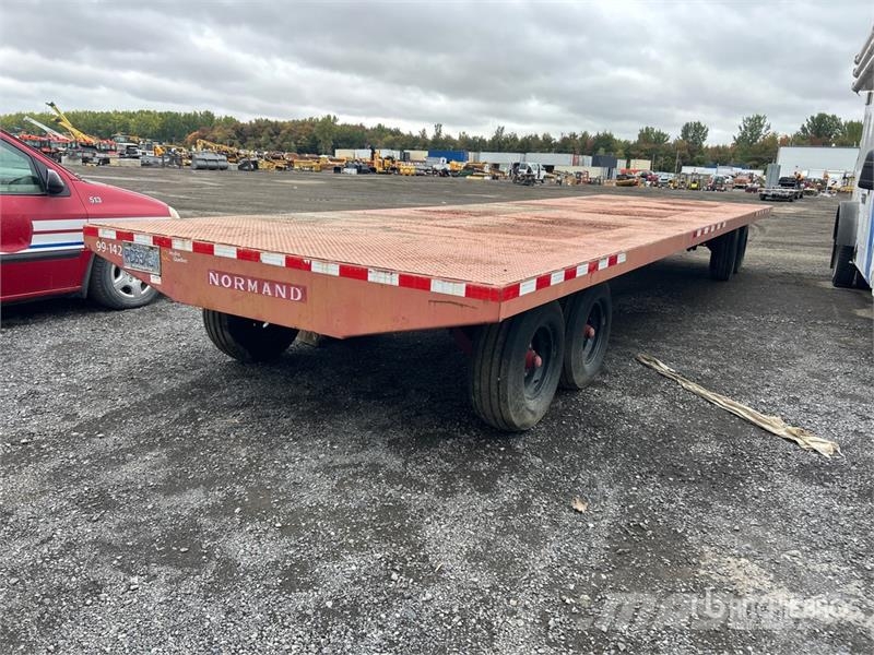 Normand Quad/A 30 ft Bale Wagon Bale trailers