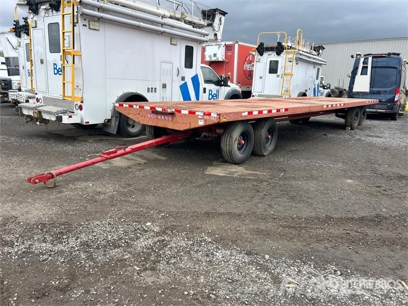 Normand Quad/A 30 ft Bale Wagon Bale trailers