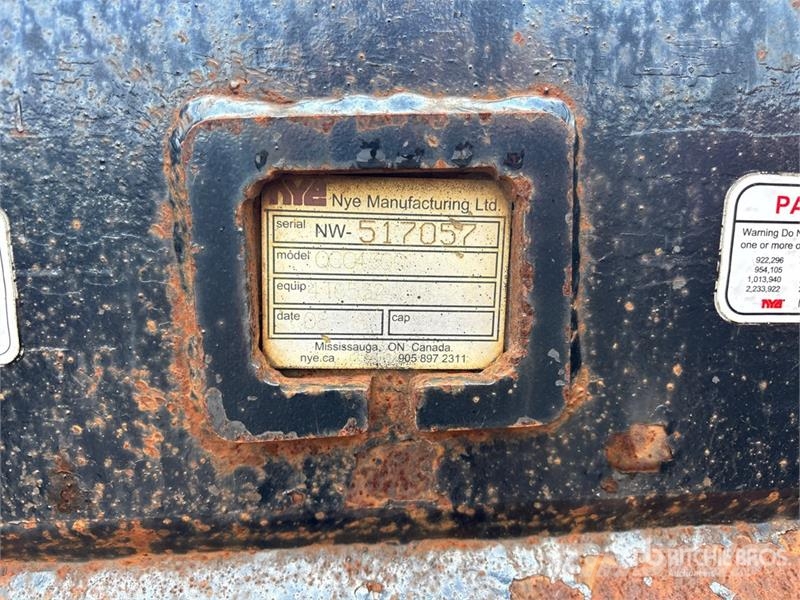 NYE 30TL7 72 in Q/C Hydraulic Tilting Excavator Bu Buckets
