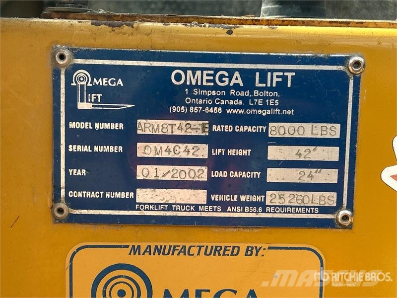 Omega ARM8T42-E Telehandler Teleskopiskie manipulatori