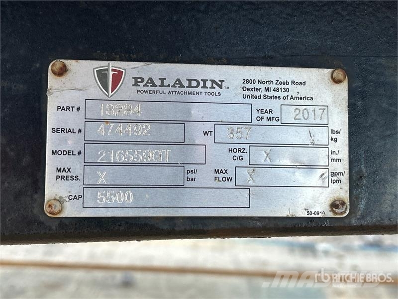 PALADIN 216559GT Fork mounting plate アタッチメント・部品、その他