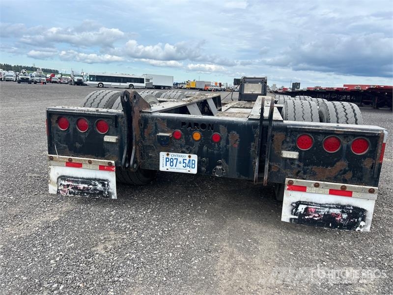  Paron 3TA Tri/A Removable Gooseneck Lowboy Trailer لوادر منخفضة