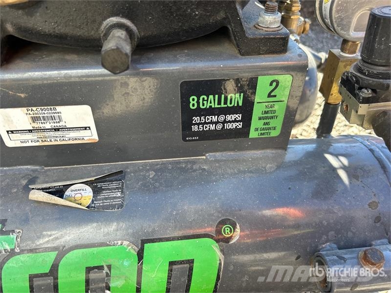 Patron PA-C9008B 20.5 cfm 8 gal Air Compressor Kompressorid