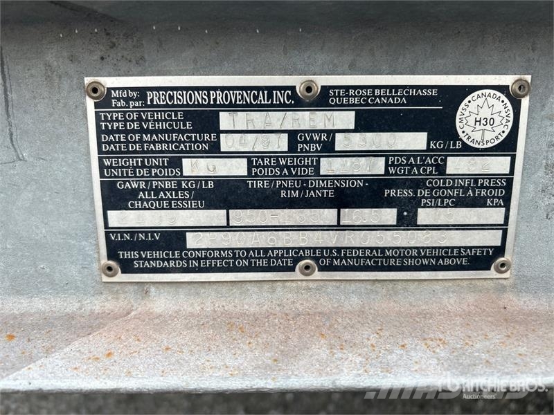 Peerless 16202 16 ft T/A Utility Trailer Andere Anhänger