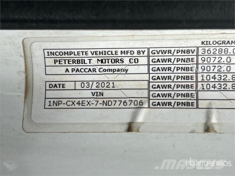 Peterbilt 567 Damperli kamyonlar