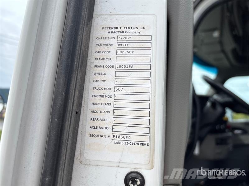 Peterbilt 567 트랙터 유닛