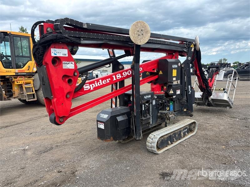 Platform Basket Spider 18.90 Pro Crawler Diesel Articulating Boom  Plataformas con brazo de elevación manual