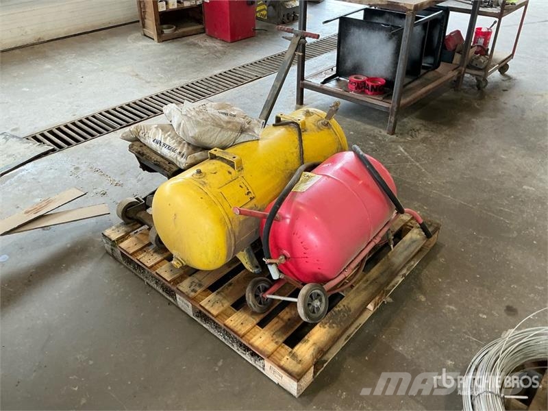 Portable Air Tanks and Floor Jack Andre komponenter