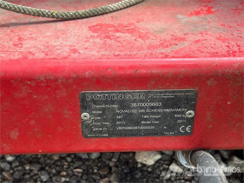 Pöttinger Novadisc 8 ft Disc Mower 割草机