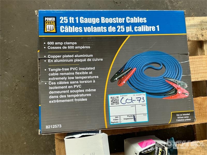Power Fist 25 ft 1 Gauge Booster Cables Autres accessoires