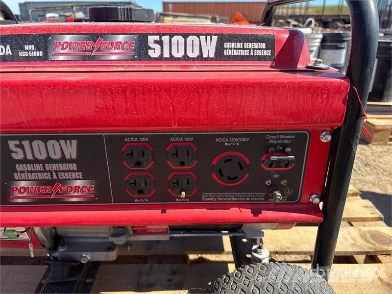 Powerforce KCG-5100G Portable Generator Set Andre generatorer