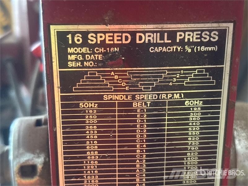 PowerMake CH-16N Electric 16 speed Drill press Drugi deli